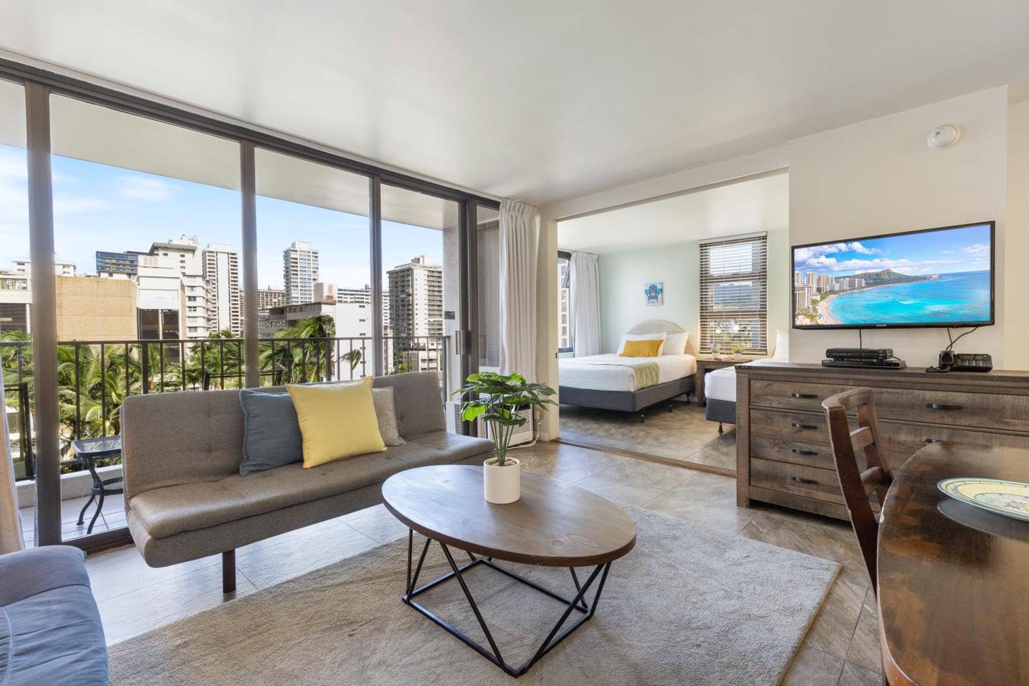 Light & Airy 8Th Floor Ocean View Condo With Lanai Condo ホノルル エクステリア 写真